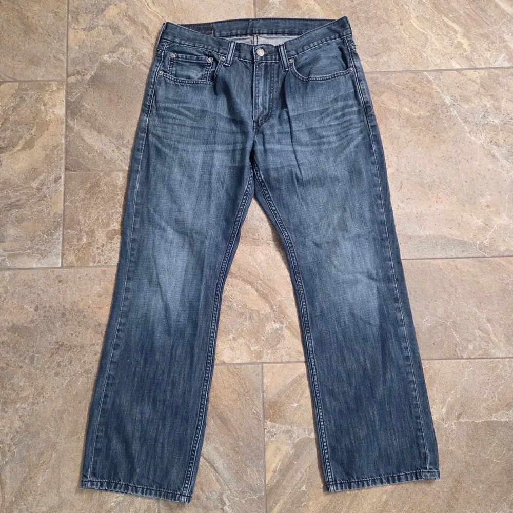 Levis 559 Relaxed Straight Jeans Mens 31x30 Blue Denim 100% Cotton Medium‎ Wash